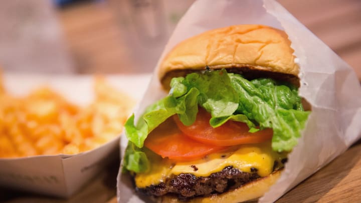 Shake Shack burger and fries